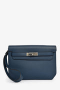 Hermès 2019 Navy Blue Epsom Leather Kelly Dépêches 25