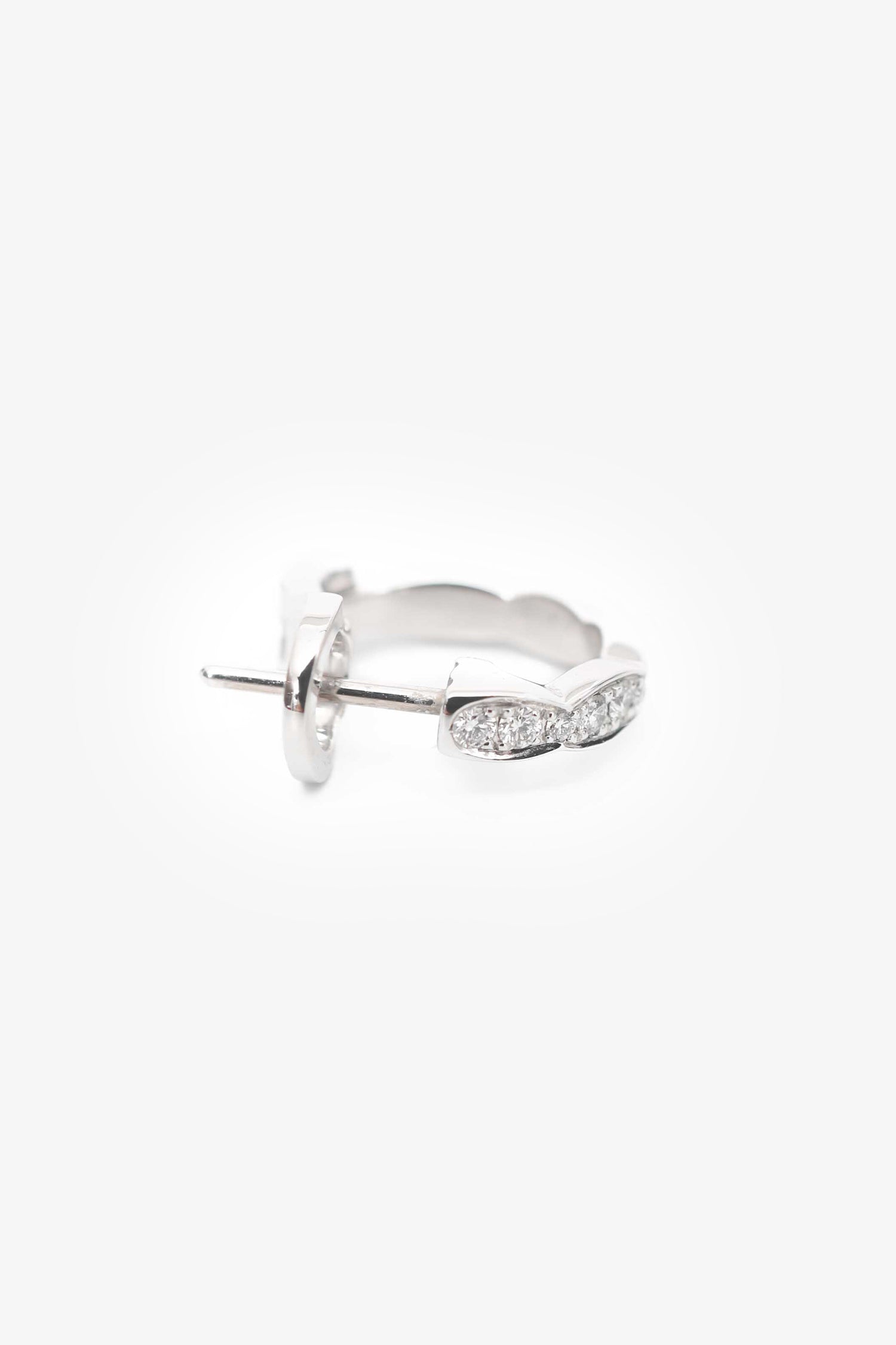 Pre-Loved Chanel™ 18K Yellow/White Gold Coco Crush Earring + Ear Cuff