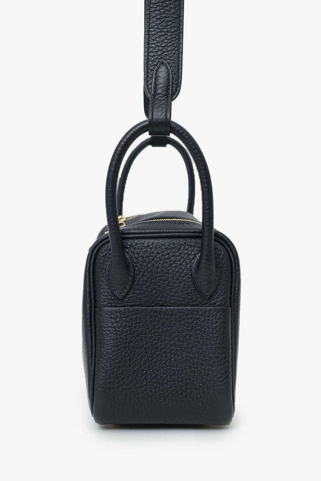 Hermès 2023 Black Clemence Mini Lindy