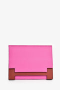 Hermès 2018 Magenta/Burgundy 'Multiplis' holder