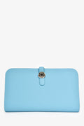 Hermès 2019 Blue Leather 'Dogon' Long Wallet