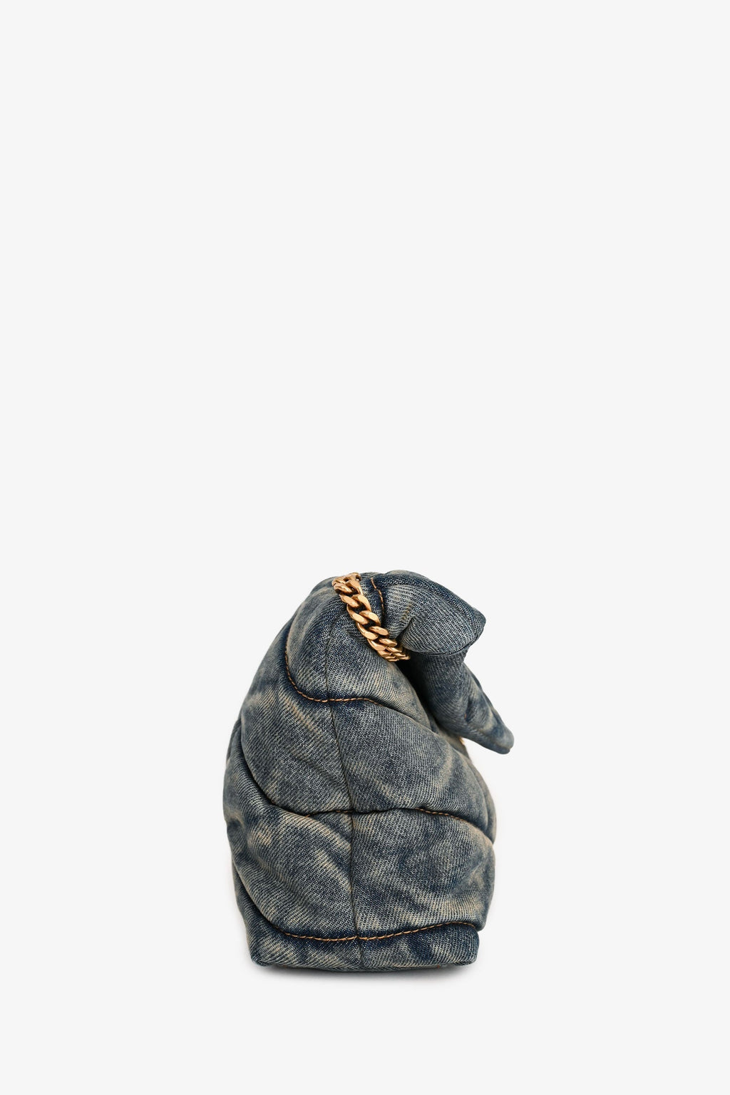 Saint Laurent 2020 Blue Denim Small LouLou Flap Bag