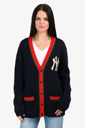 Gucci x MLB Navy Wool 'NY Yankees' igan Size M