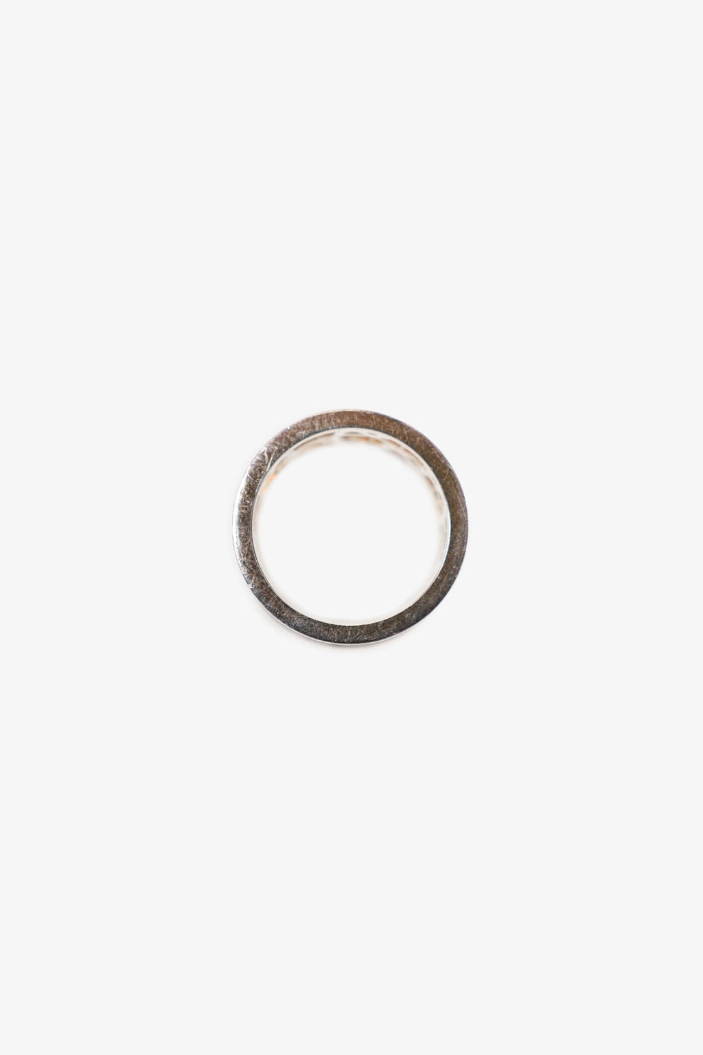 Hermès Sterling Silver Chaine d'Ancre Passerelle Ring