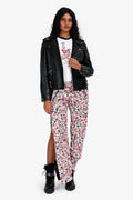 Louis Vuitton White/Red Monogram Track Pants Size 36