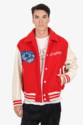 Louis Vuitton x Yayoi Kusama Psychedelic Flower Embroidered Varsity Jacket Size 54