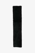 Saint Laurent Black Faux Fur Scarf