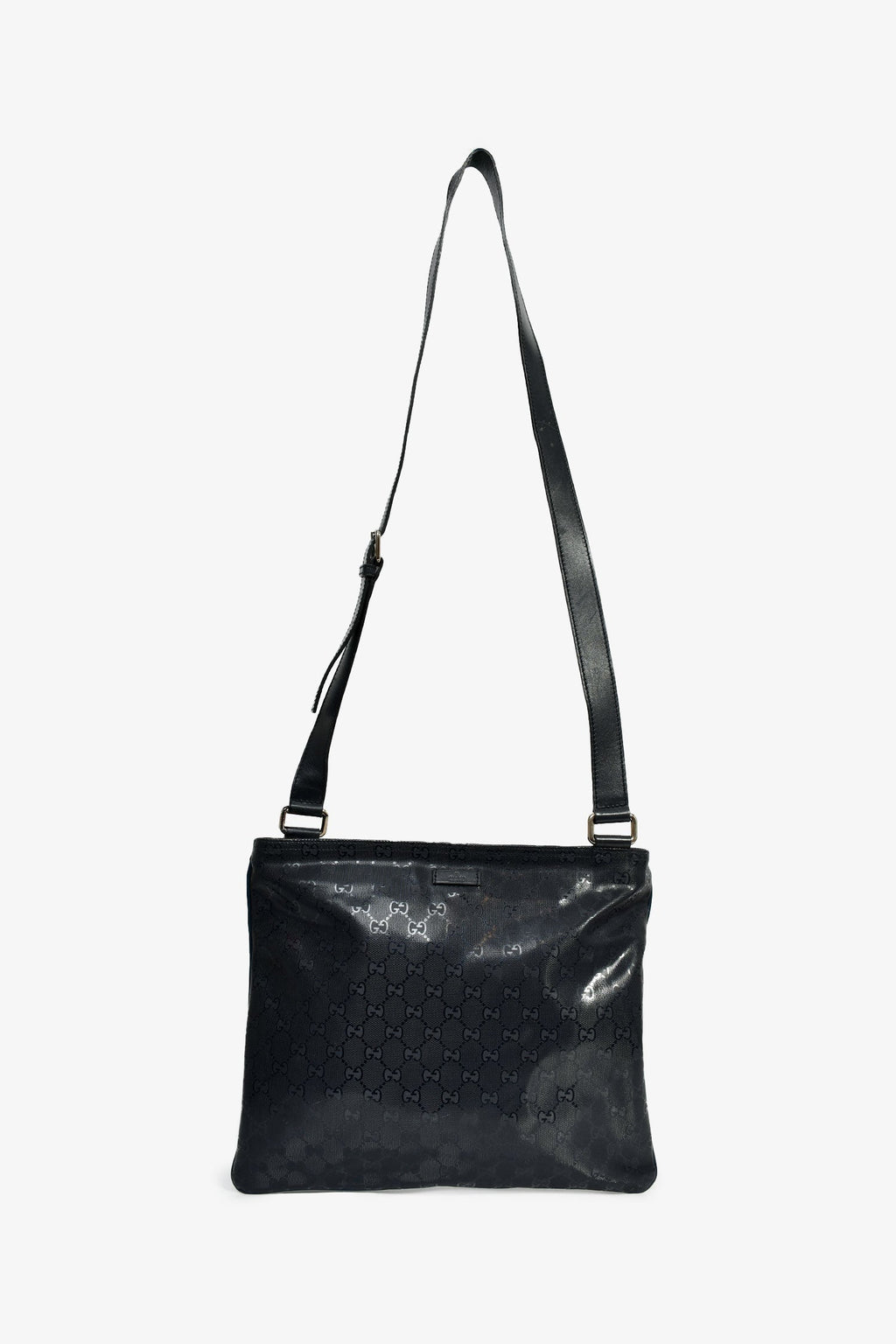 Gucci Navy GG Logo 'Imprime' Messenger Bag