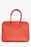 Hermès 2015 Orange Evercolour Leather Plume 32 Top Handle Bag