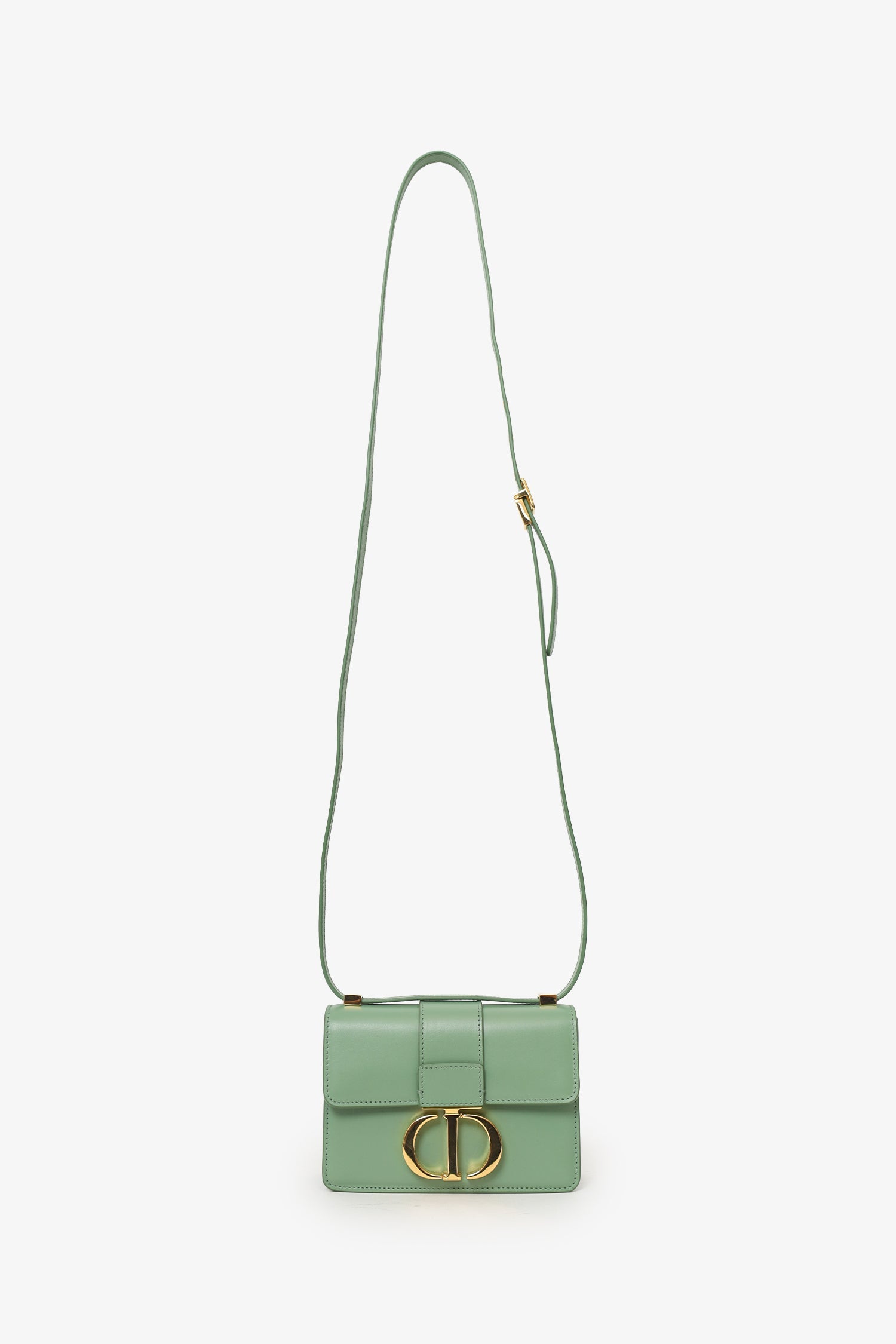Christian Dior 2020 Green '30 Montaigne' Micro Crossbody