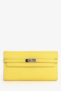 Hermès 2013 Yellow Epsom Kelly Wallet