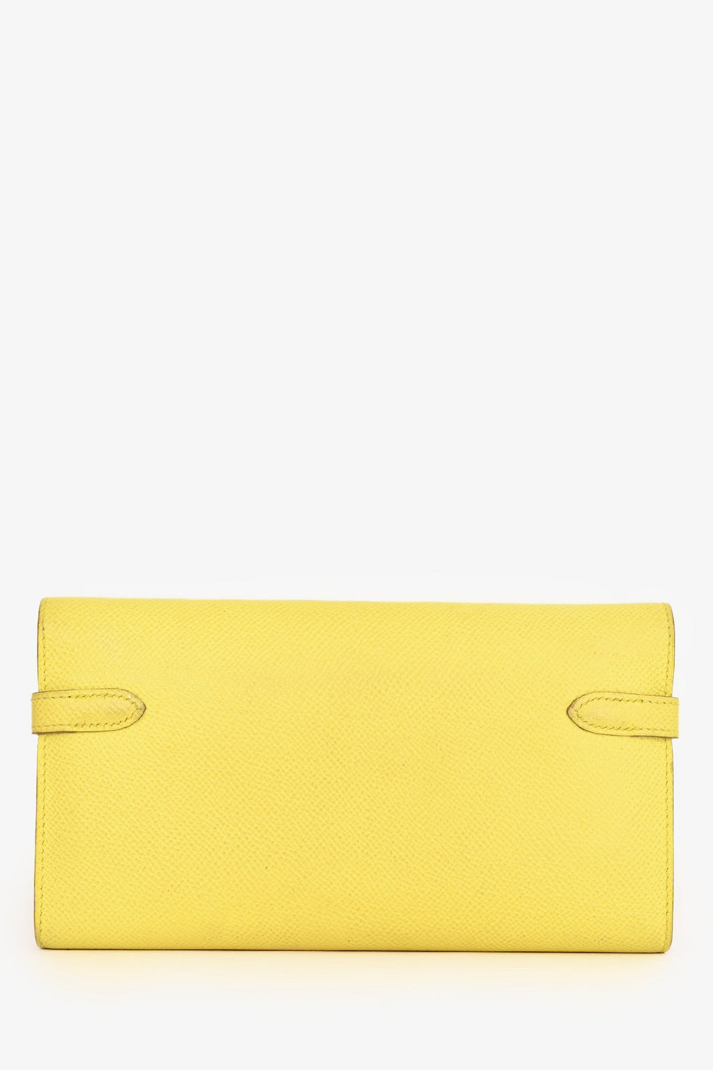 Hermès 2013 Yellow Epsom Kelly Wallet