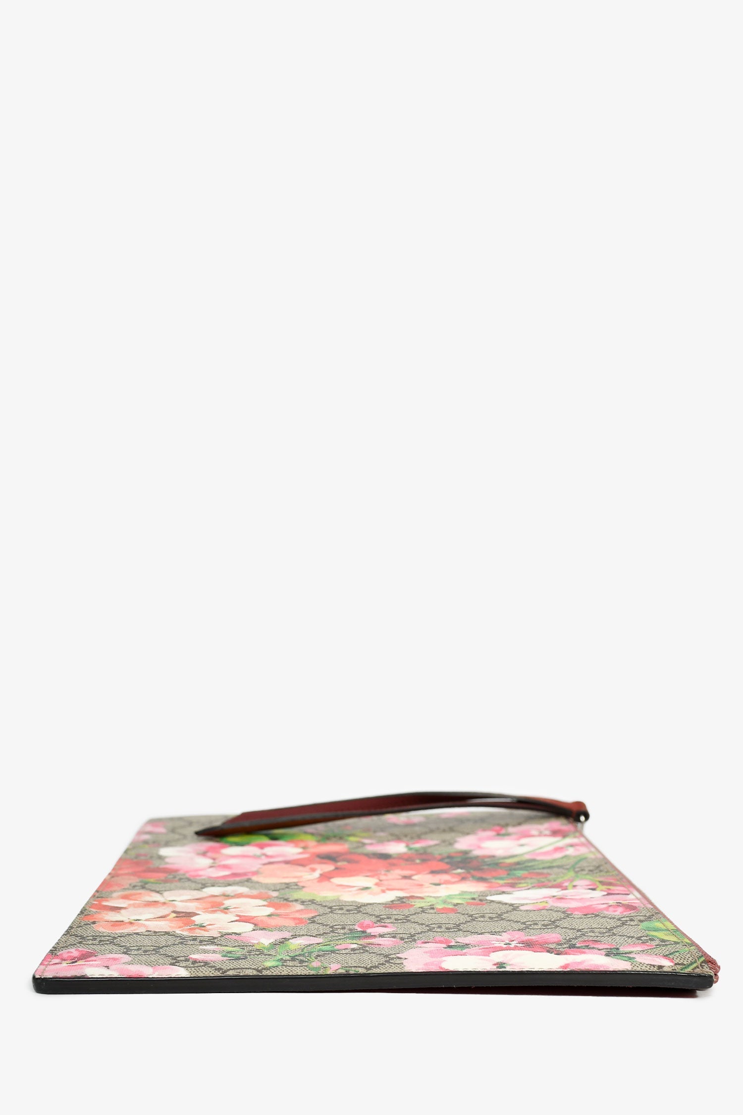 Gucci GG Supreme Blooms Large Cosmetics Zip Pouch