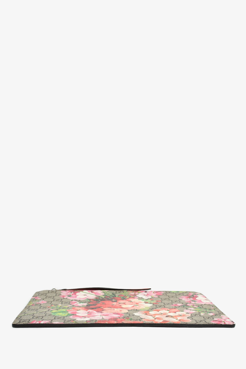 Gucci GG Supreme Blooms Large Cosmetics Zip Pouch