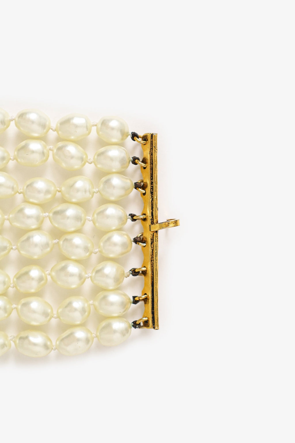 Pre-Loved Chanel™ Pearl 8 Strand Choker Necklace
