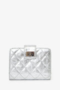 Pre-Loved Chanel™ 2008-09 Silver Metallic 2.55 Reissue Wallet