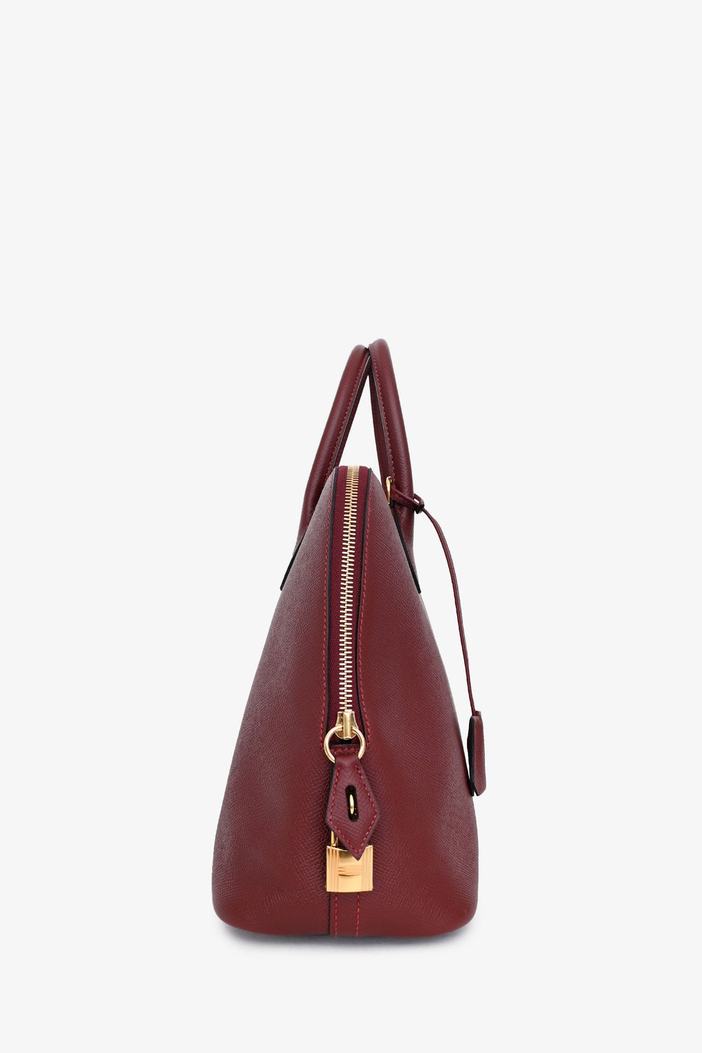 Hermès 2018 Rouge H Evercolor Epsom Bolide 1923 30 Gold Hardware with Strap