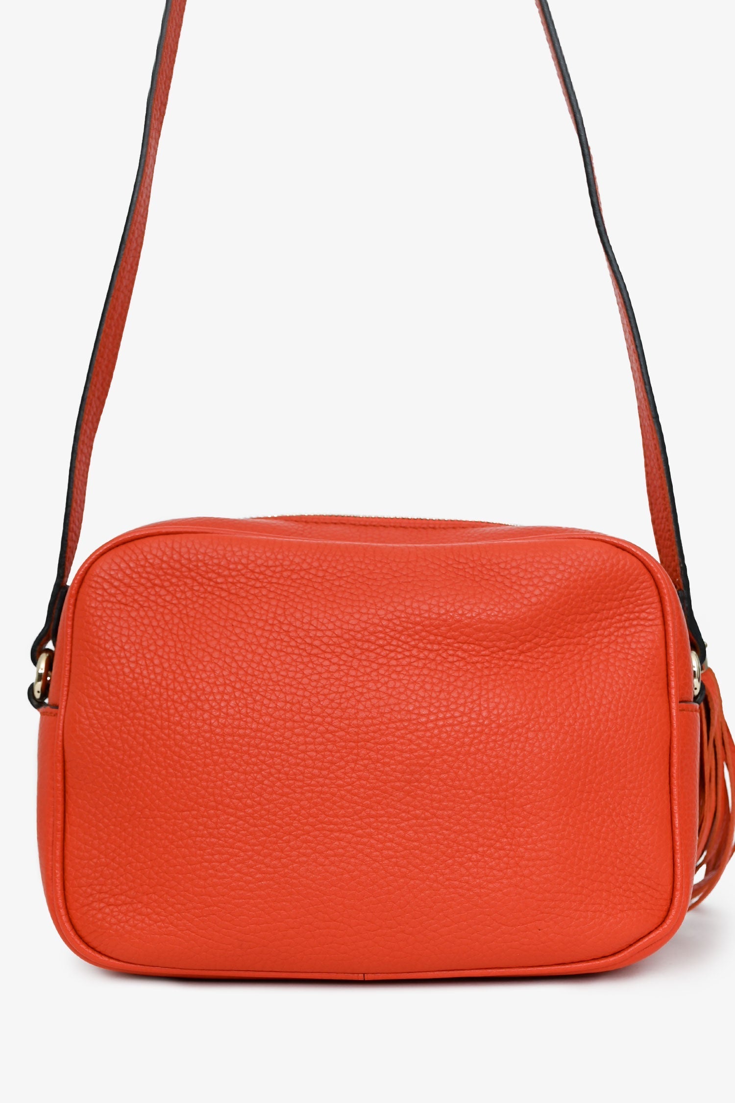 Gucci Orange Leather Soho Disco Crossbody