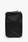 Prada Black Nylon 22" Roller Suitcase