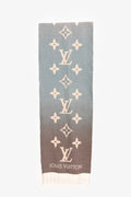 Louis Vuitton Blue/Pink Cashmere Logo 'Reykjavik' Scarf