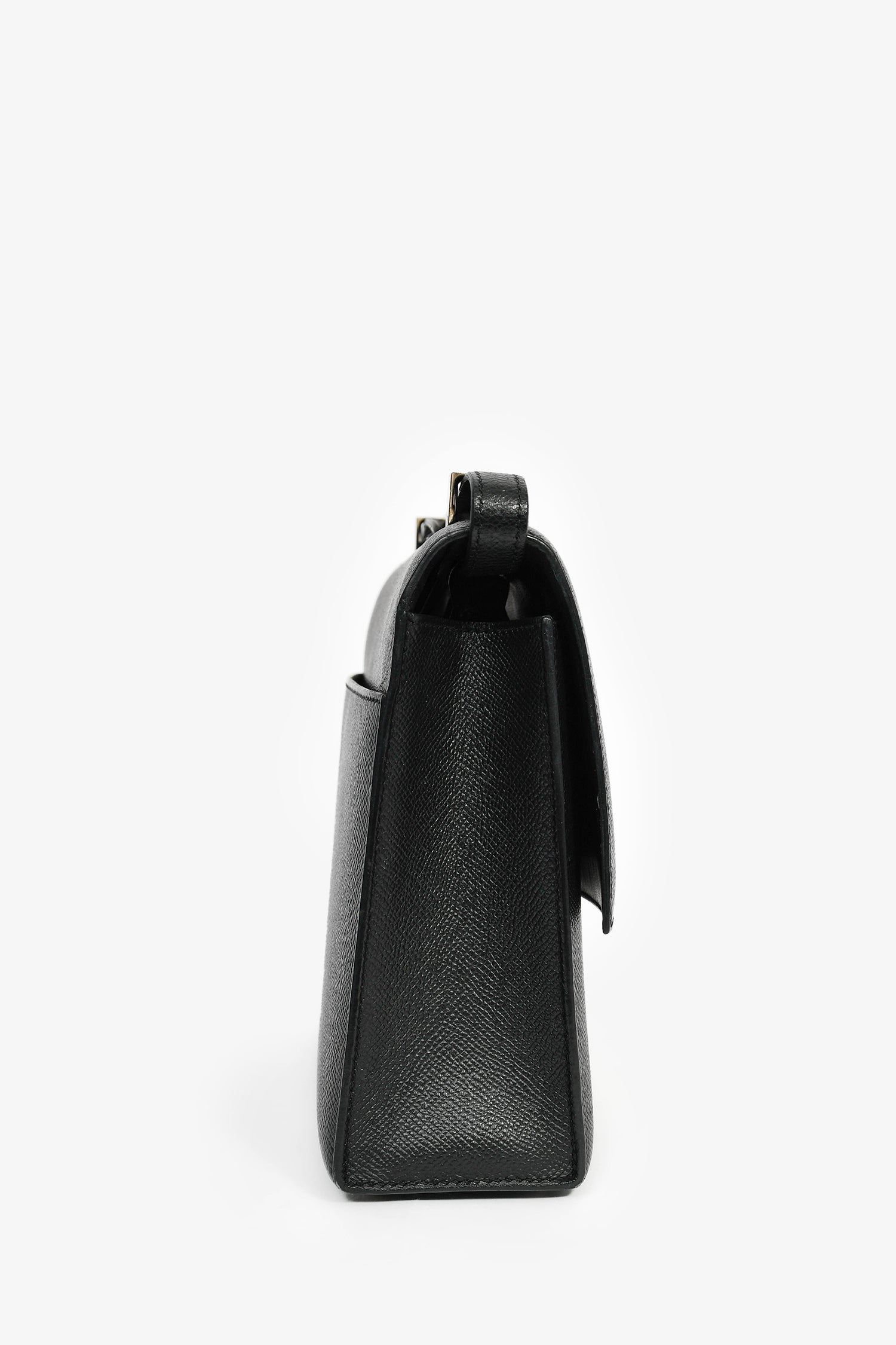 Hermès Black Epsom Leather Verrou 23 Shoulder Bag