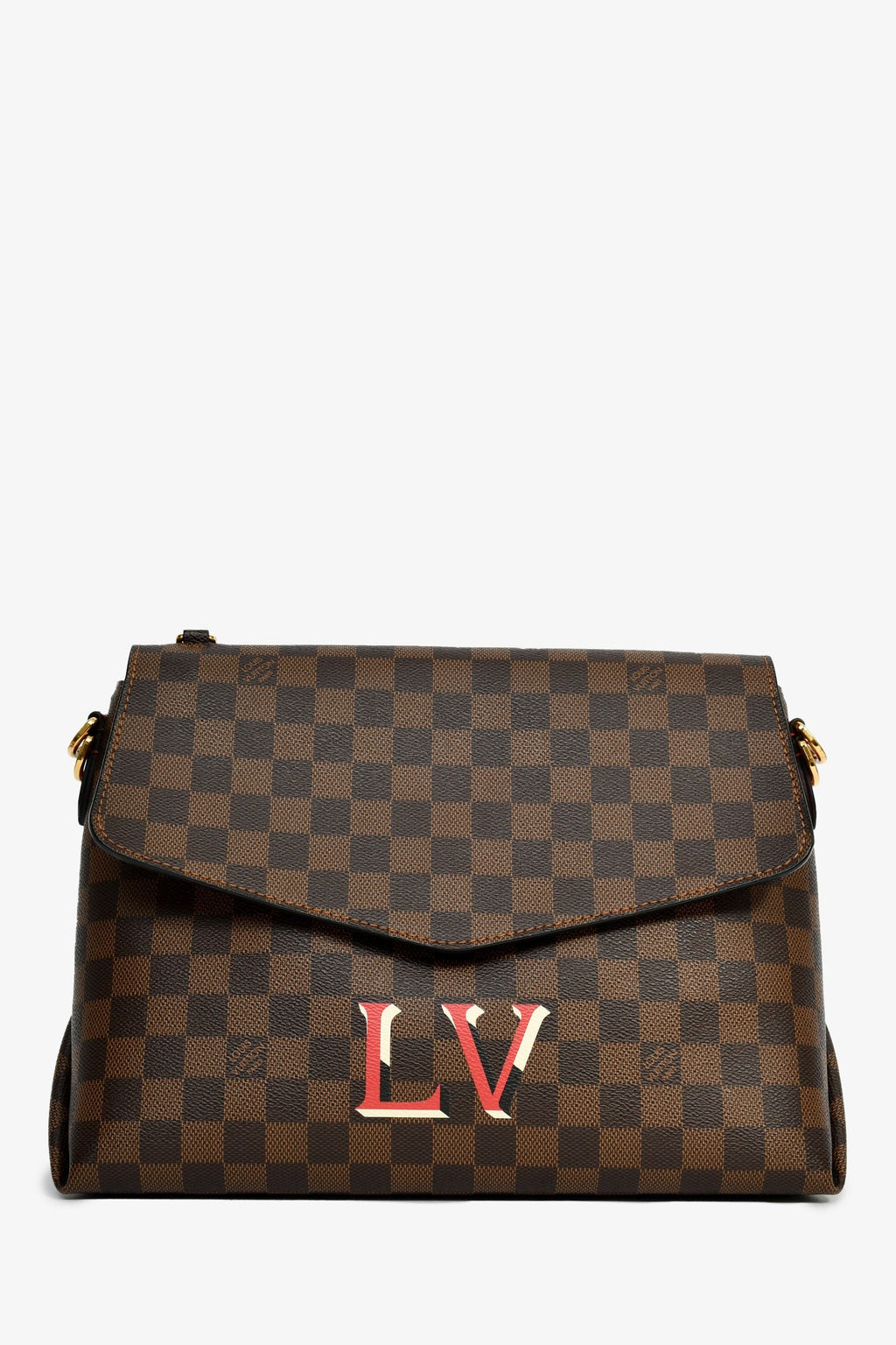 Louis Vuitton Brown Beaubourg MM Logo Crossbody Bag