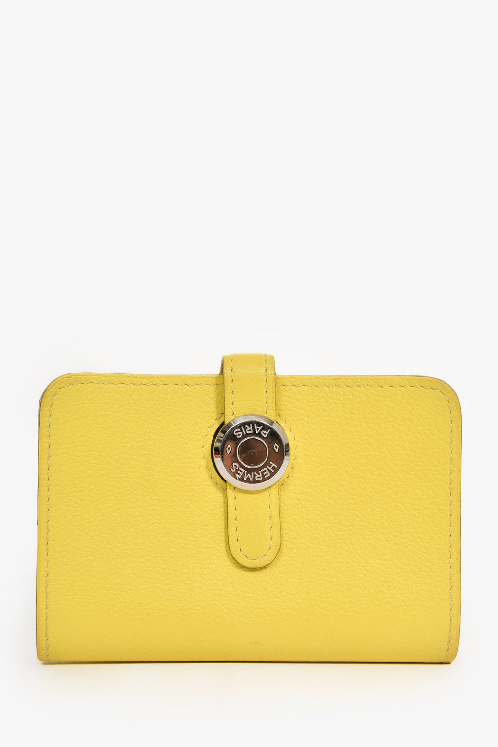 Hermès Yellow Leather 'Dogon'  Holder
