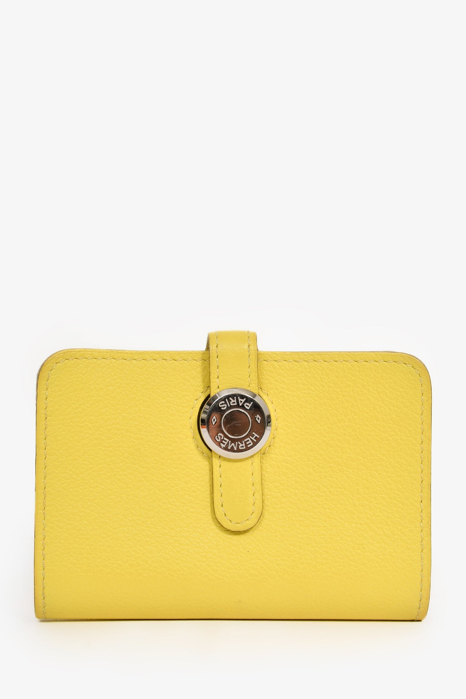 Hermès Yellow Leather 'Dogon'  Holder