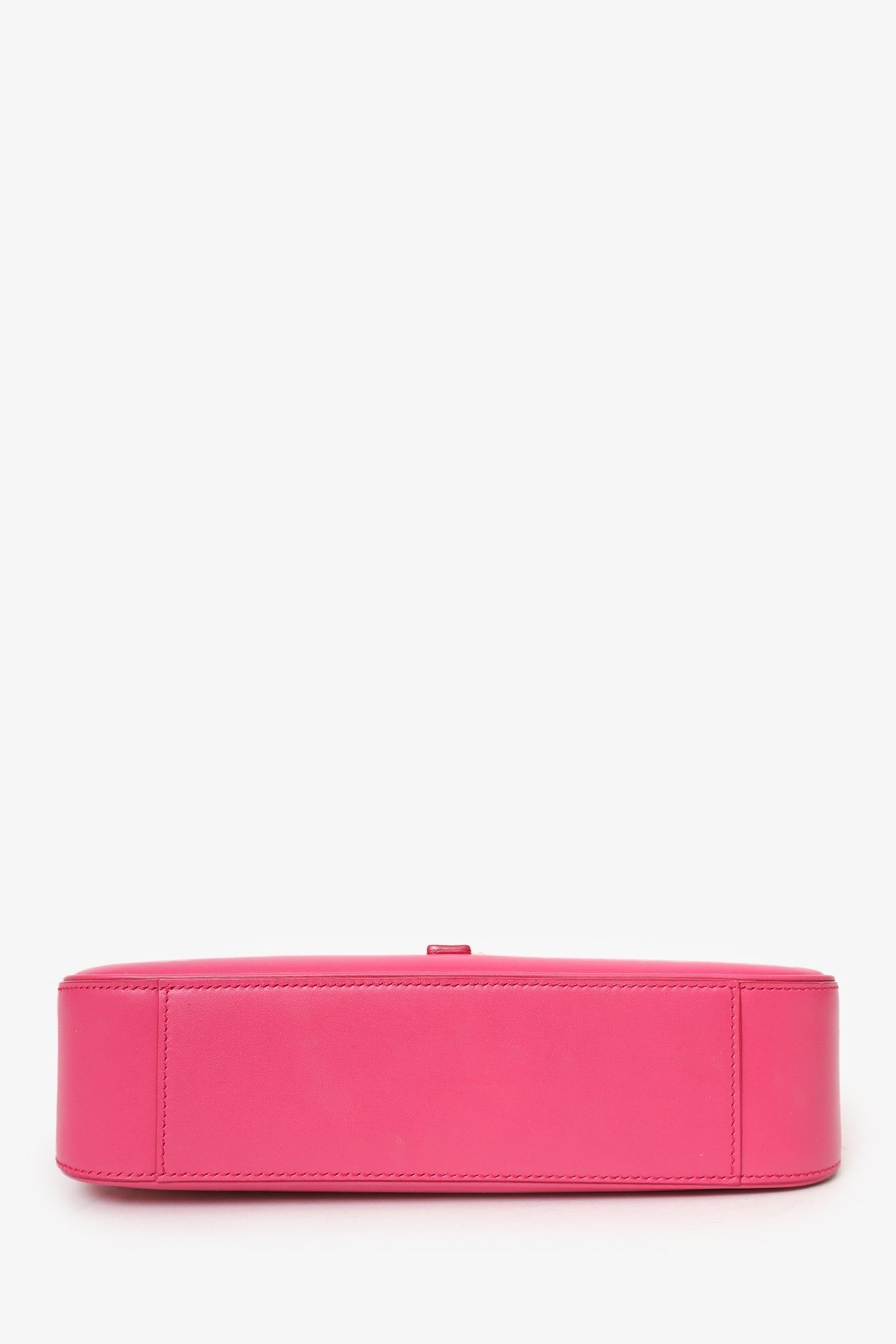 Saint Laurent Hot Pink Leather 'Le 5 à 7' Shoulder Bag