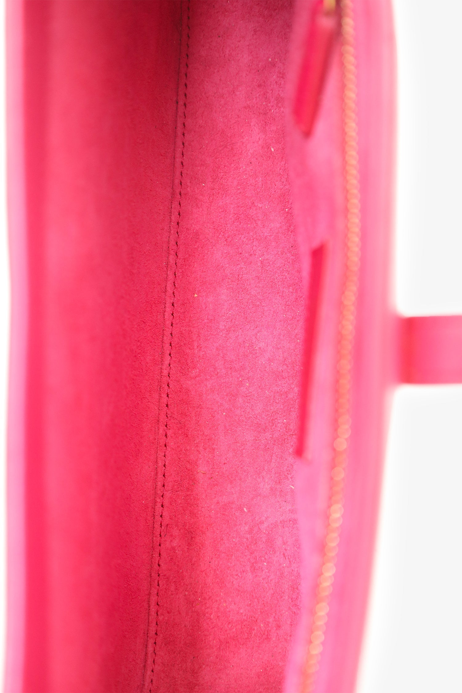 Saint Laurent Hot Pink Leather 'Le 5 à 7' Shoulder Bag