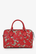 Gucci Supreme Monogram Arabesque Boston Bag with Strap