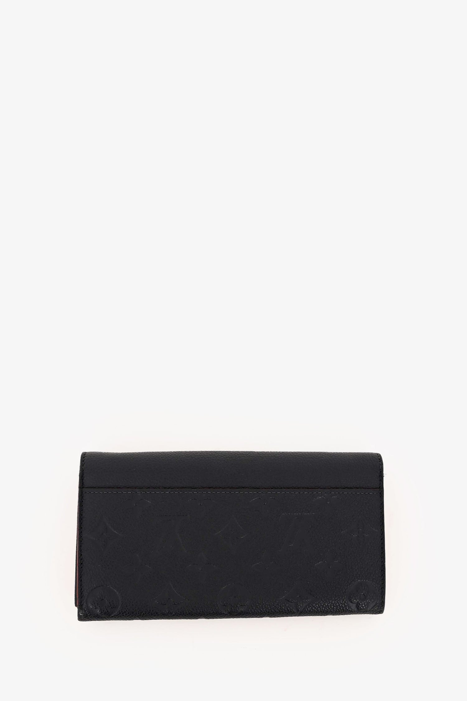 Louis Vuitton 2016 Navy Empreinte Sarah Wallet