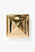 Hermès Gold Tone 'Pyramid' Belt Buckle