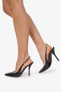 Gucci Black Patent Signoria Pumps Size 38