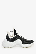 Louis Vuitton Graphite Damier 'Archlight' Sneakers Size 38
