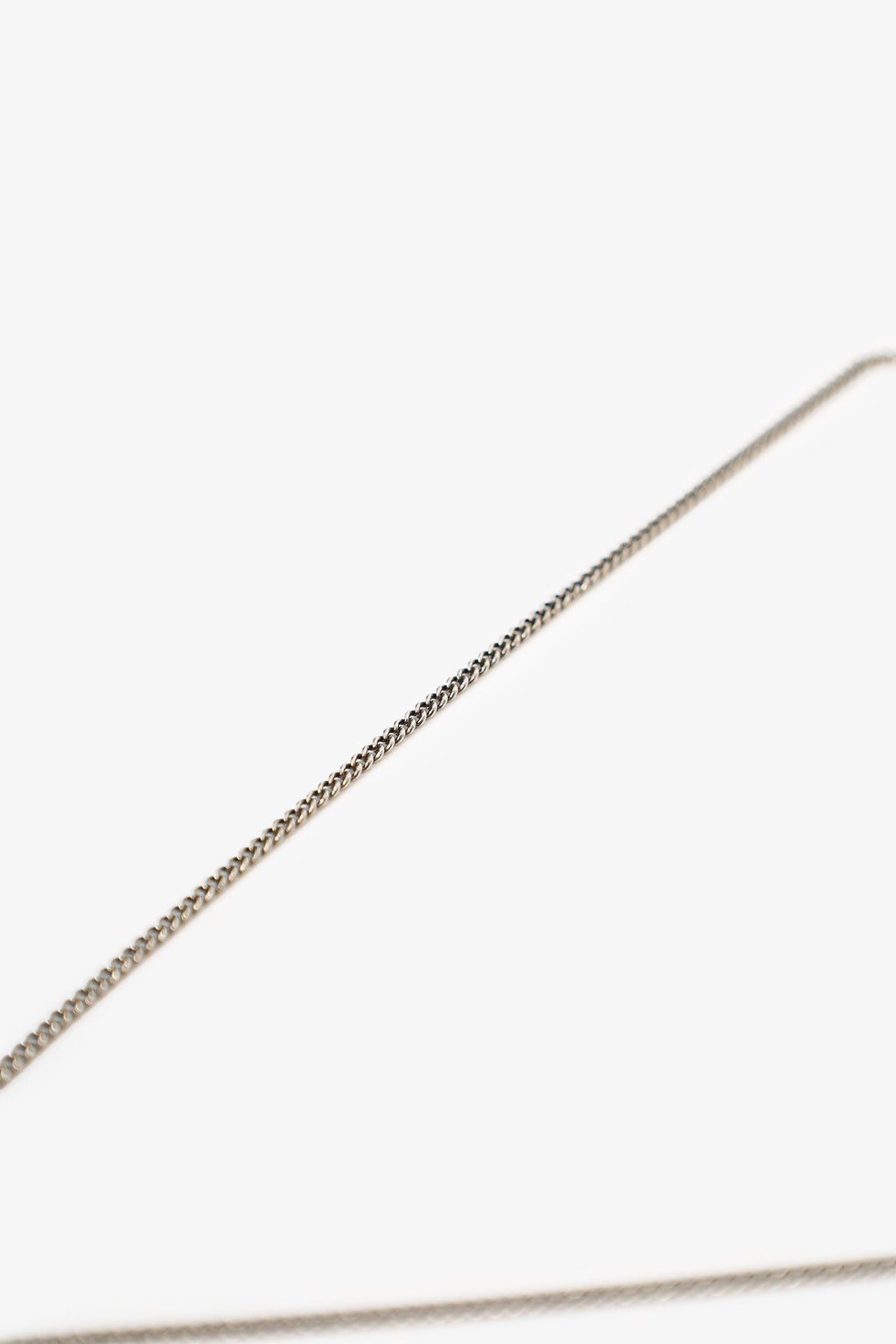 Pre-Loved Chanel™ Silver Tone Faux Pearl CC Drop Pendant Necklace