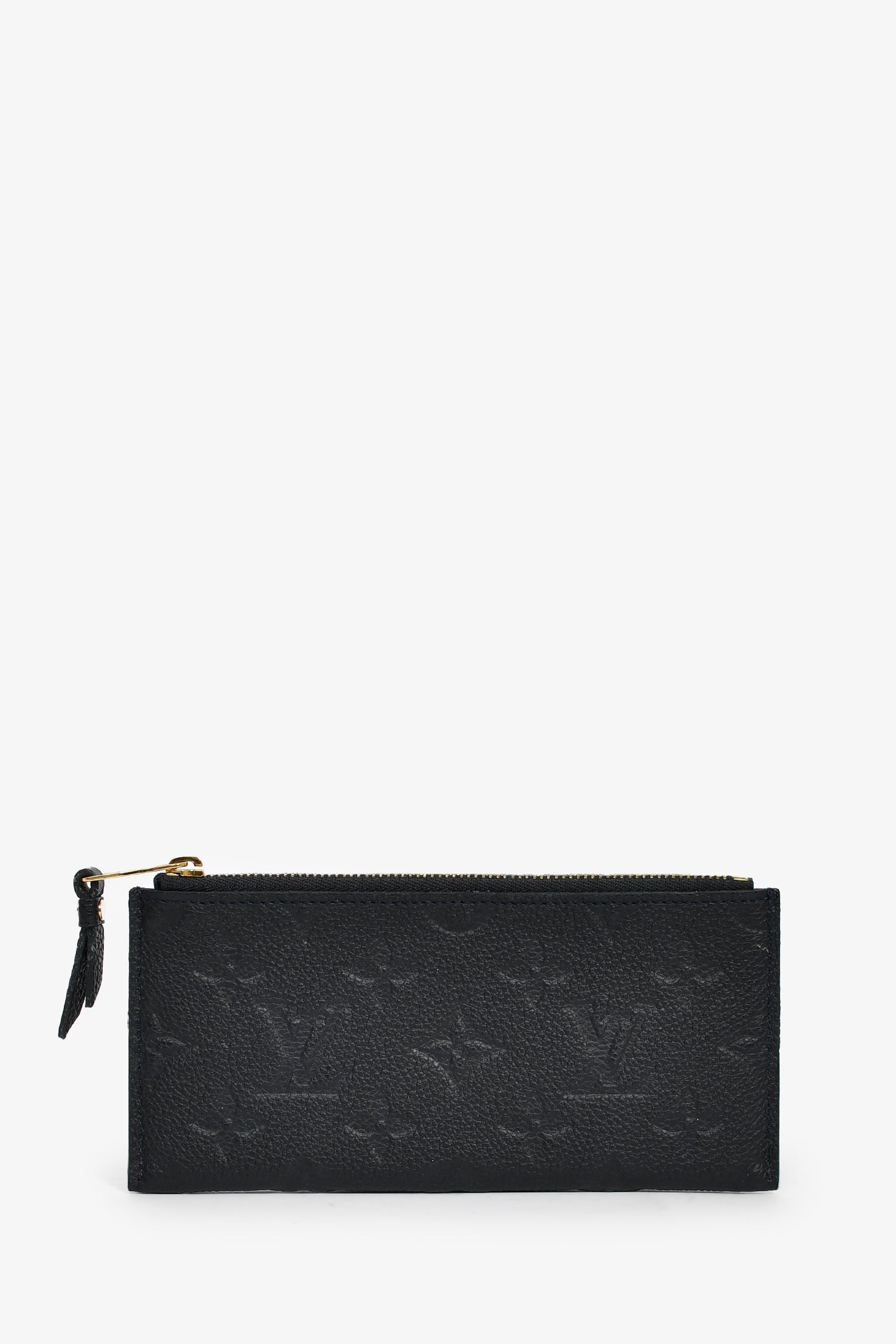 Louis Vuitton 2019 Black Empreinte 'Sarah' Wallet with Extra Insert (As Is)
