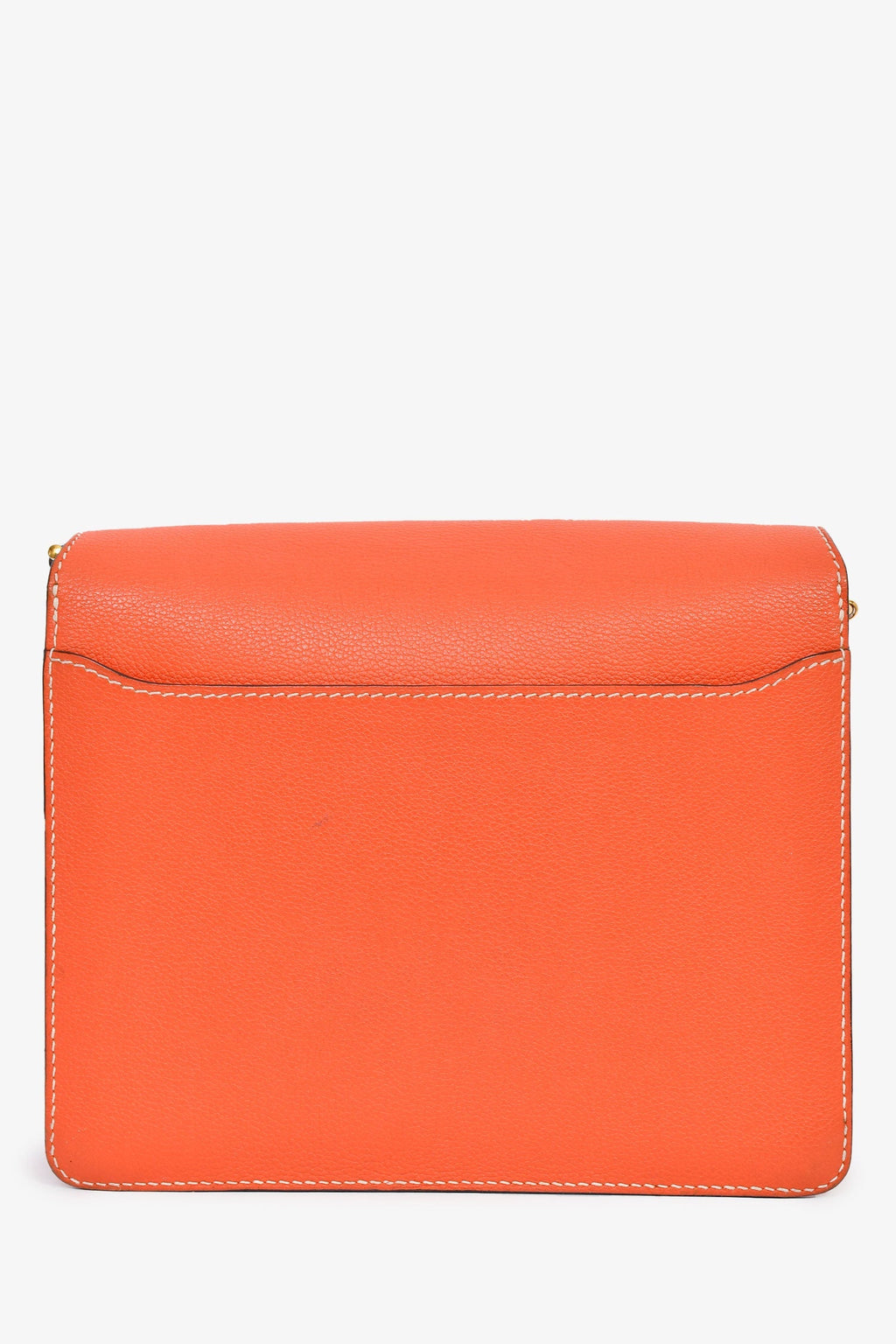 Hermès Orange Evercolour Leather 'Sac Roulis' 23 Crossbody