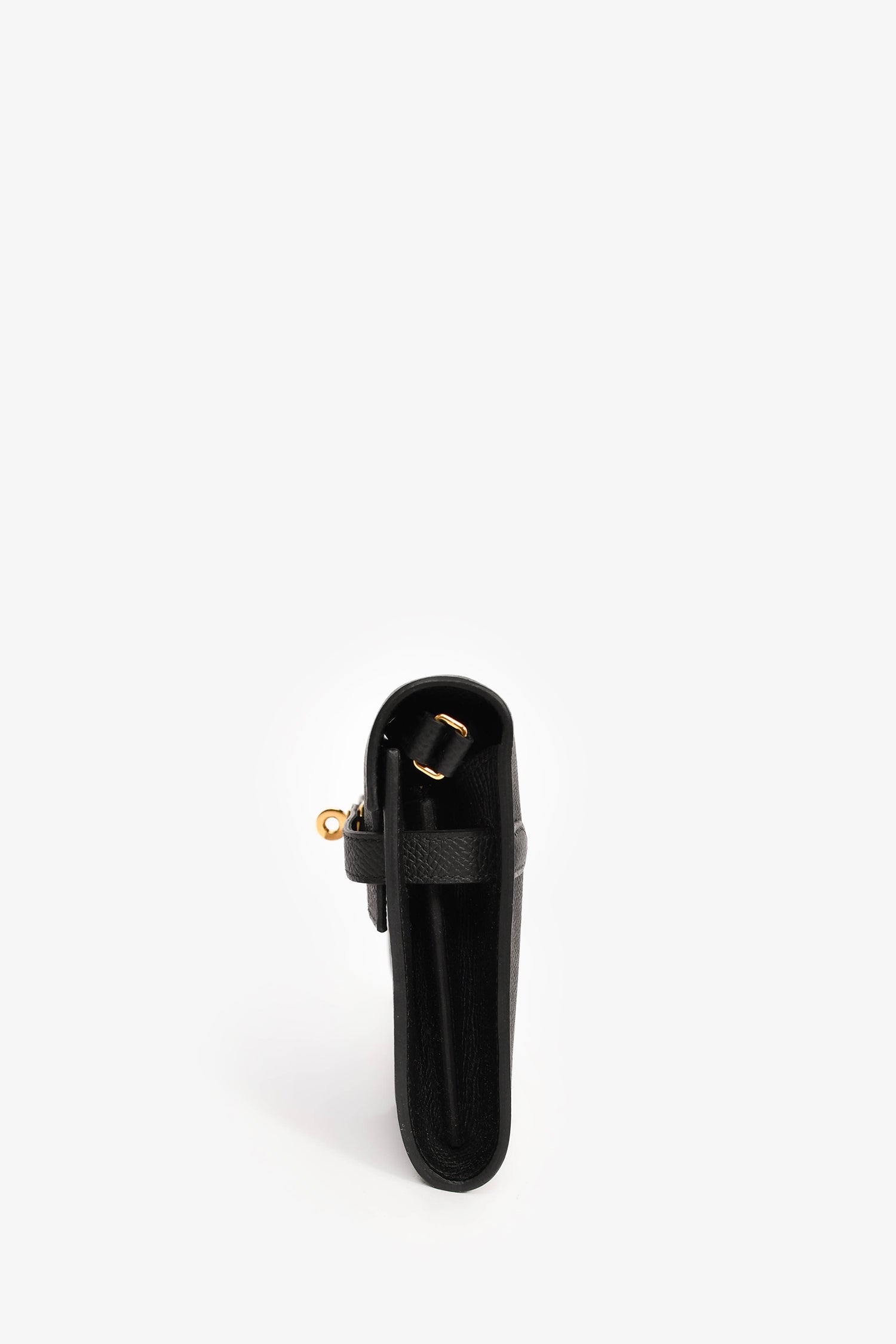 Hermès Black Epsom Leather Kelly Togo Crossbody