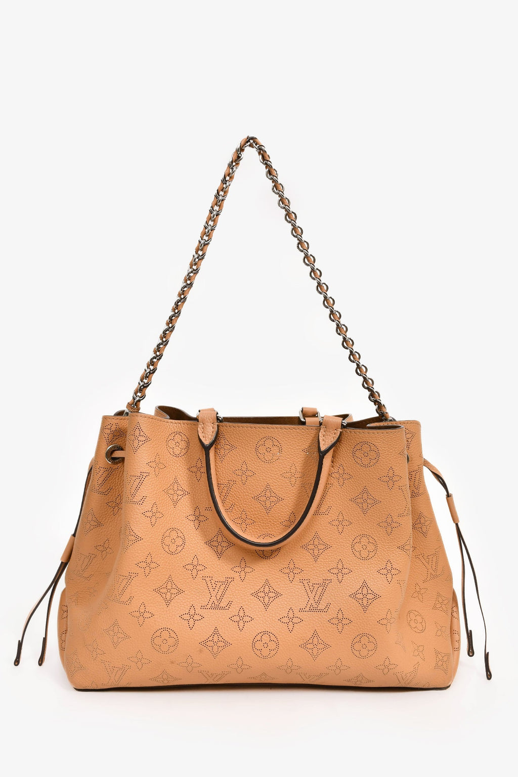 Louis Vuitton Camel Mahina Leather 'Bella' 3-Way Tote