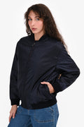Gucci Blue/Red Nylon Logo Reversible Bomber Jacket Size 48 Mens