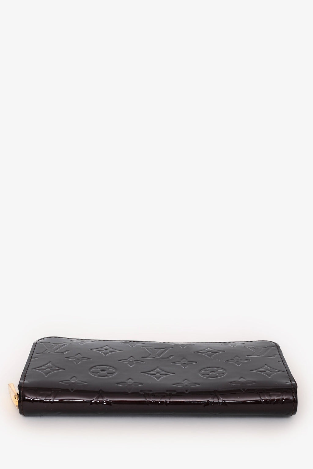 Louis Vuitton Burgundy Monogram Vernis Zippy Wallet