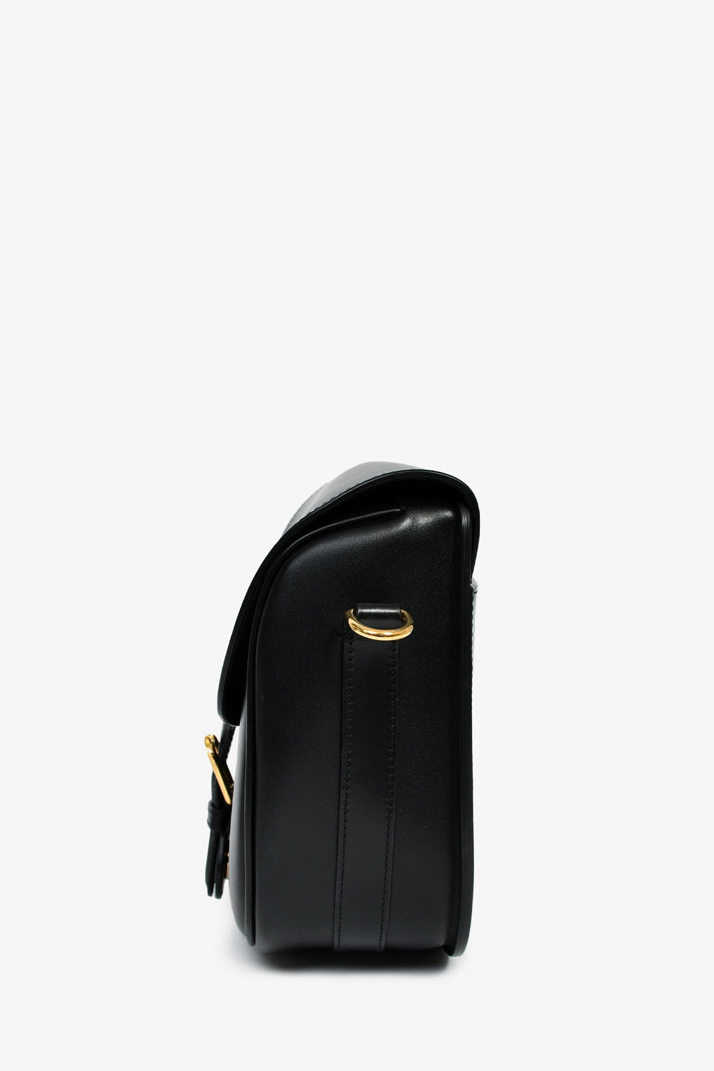 Christian Dior Black Leather Large Bobby Oblique Canvas Strap Crossbody Bag