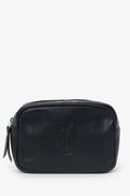 Saint Laurent Black Lambskin Monogram Lou Belt Bag