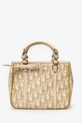 Christian Dior Beige Diorissimo Romantique Tote Bag