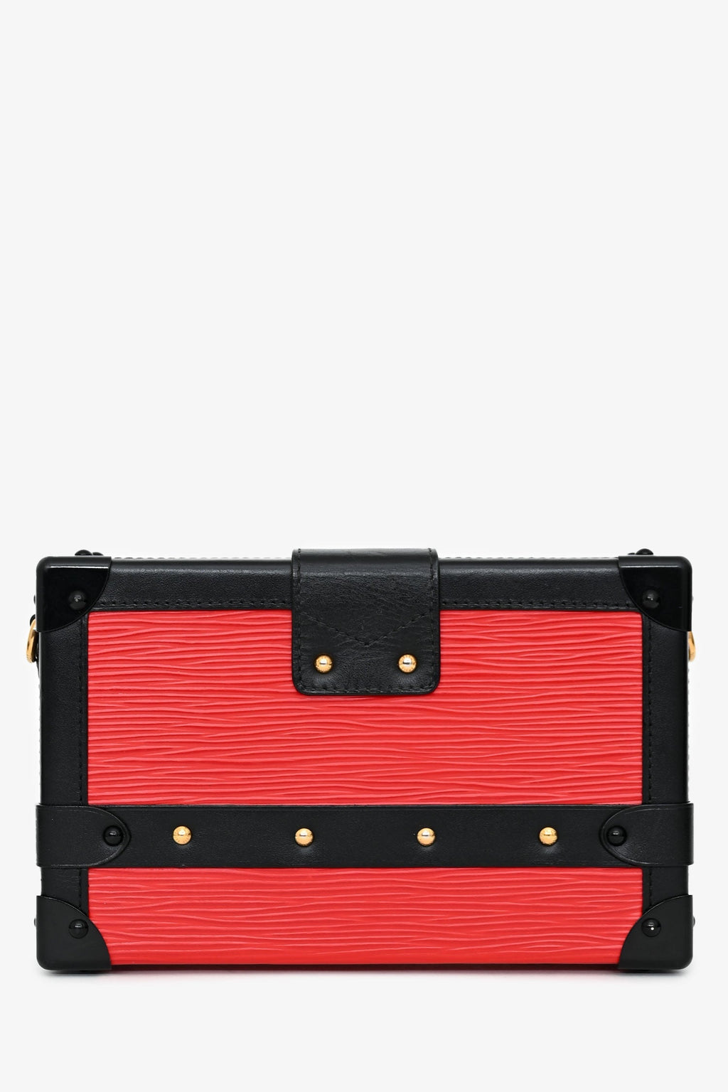 Louis Vuitton Red Epi Leather 'Petit Malle' with Strap