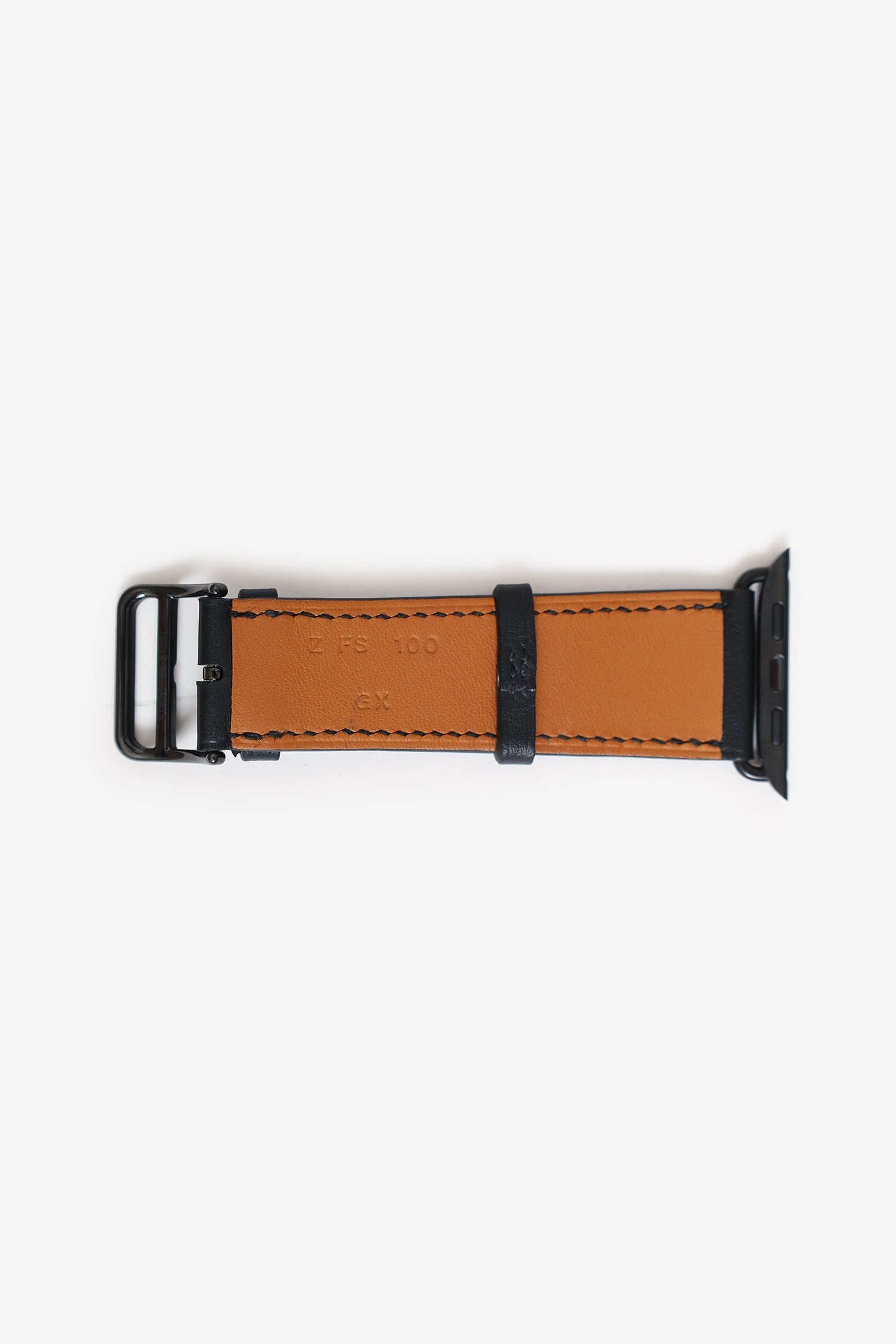Hermès Black Swift Apple Watch Strap Size 44mm