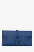 Hermès 2014 Blue Swift Jige Elan 29 Clutch