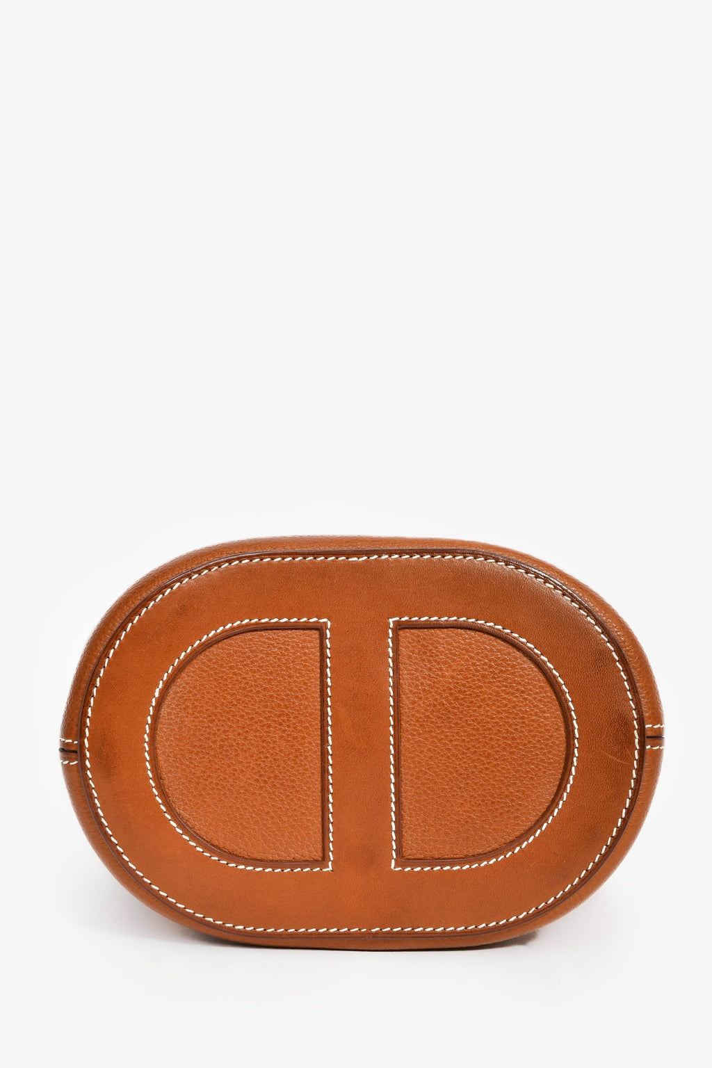 Hermès 2022 Gold Barenia Leather 'In-the-Loop' 18 Top Handle Bag