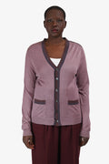 Gucci Vintage Purple Silk igan Size M